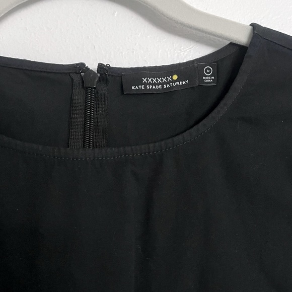 Kate Spade A-Line Black Top - Picture 3 of 3